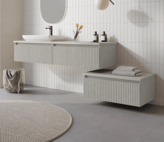 Orka Lentia 160 cm Mat Kaşmir Banyo Dolabı Alt Modül Ve Lavabo, 5008214 - 3