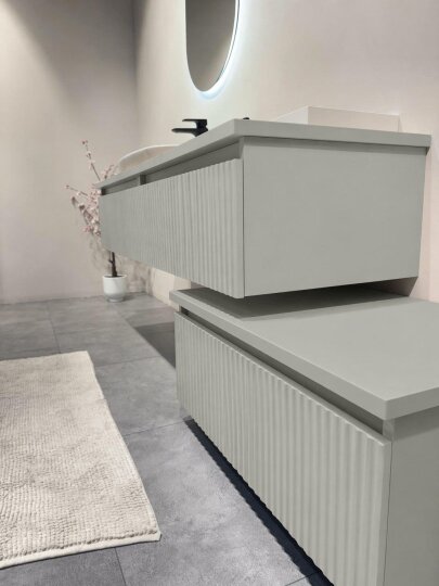 Orka Lentia 160 cm Mat Kaşmir Banyo Dolabı Alt Modül Ve Lavabo, 5008214 - 8