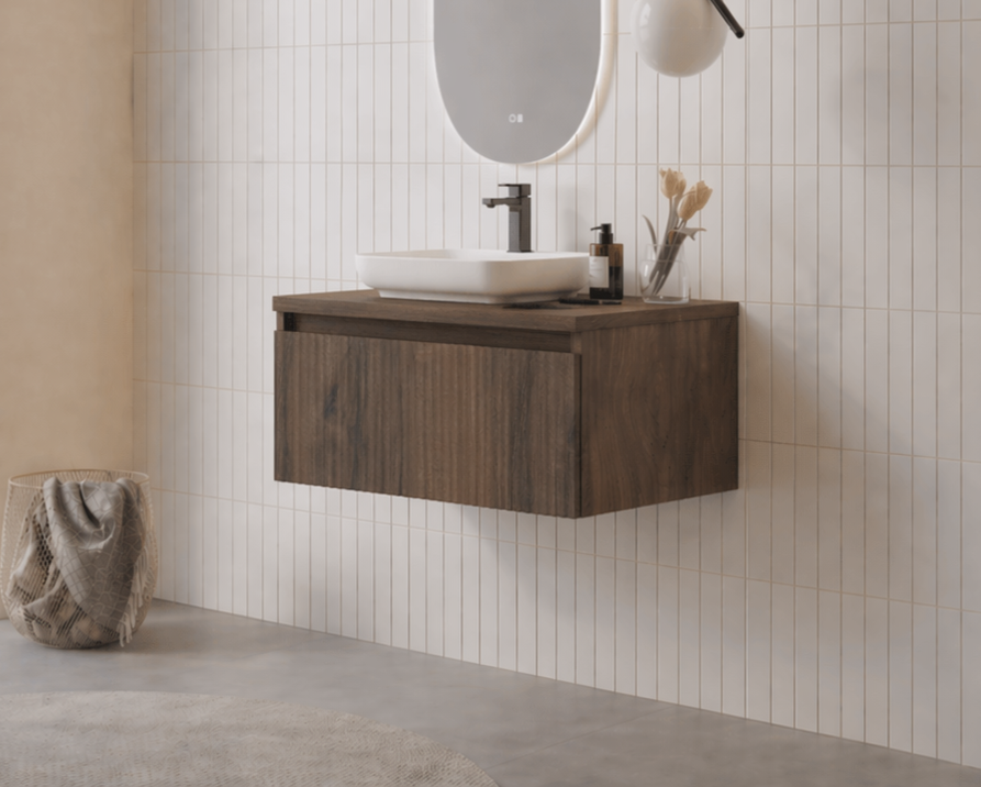 Orka Lentia 80 cm Ceviz Banyo Dolabı Alt Modül Ve Lavabo, 5007085 - 4