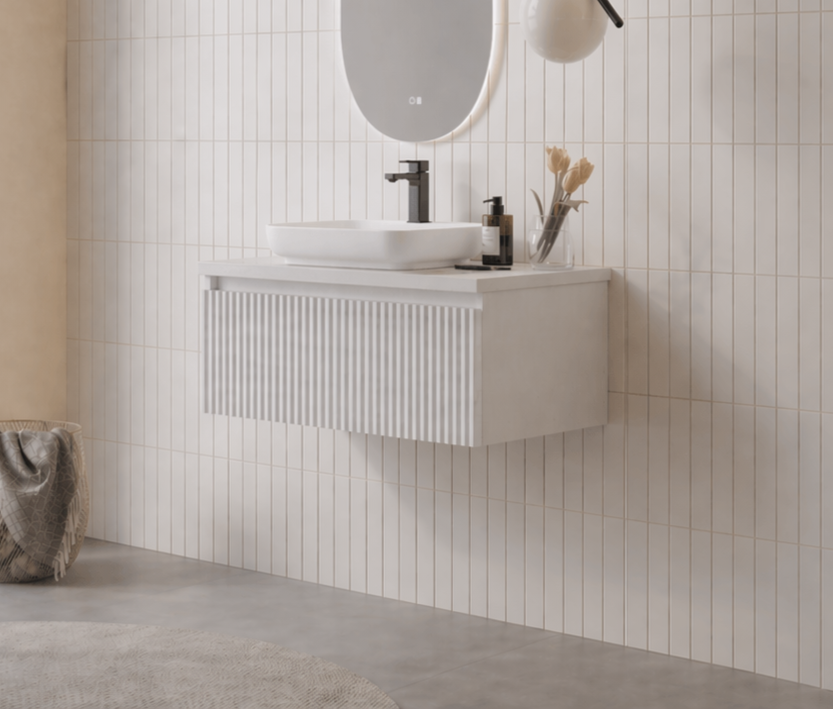 Orka Lentia 80 cm Mat Beyaz Banyo Dolabı Alt Modül Ve Lavabo, 5007081 - 4