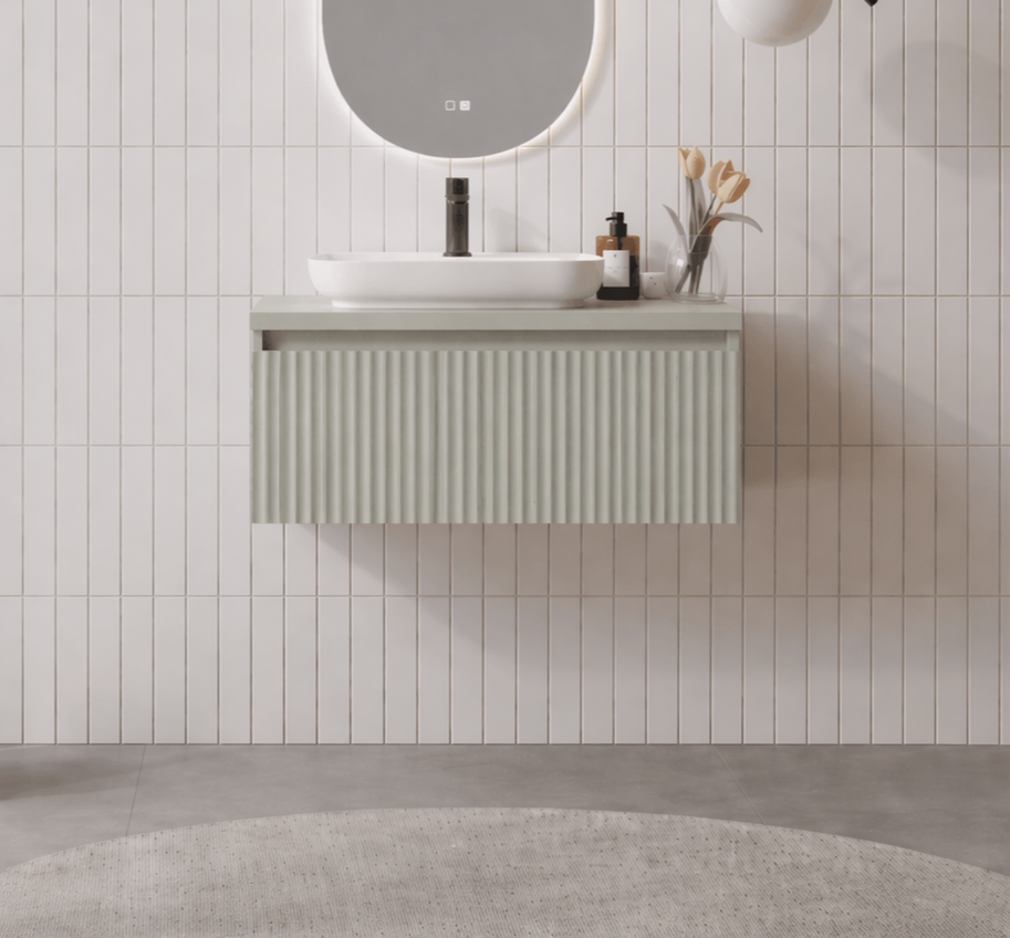 Orka Lentia 80 cm Mat Kaşmir Banyo Dolabı Alt Modül Ve Lavabo, 5007083 - 1