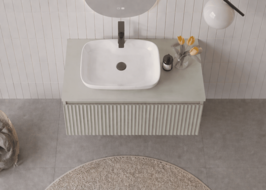 Orka Lentia 80 cm Mat Kaşmir Banyo Dolabı Alt Modül Ve Lavabo, 5007083 - 3