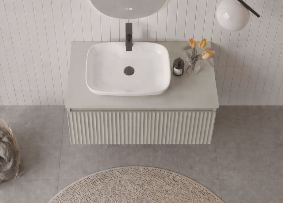 Orka Lentia 80 cm Mat Kaşmir Banyo Dolabı Alt Modül Ve Lavabo, 5007083 - 3