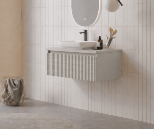 Orka Lentia 80 cm Mat Kaşmir Banyo Dolabı Alt Modül Ve Lavabo, 5007083 - 4
