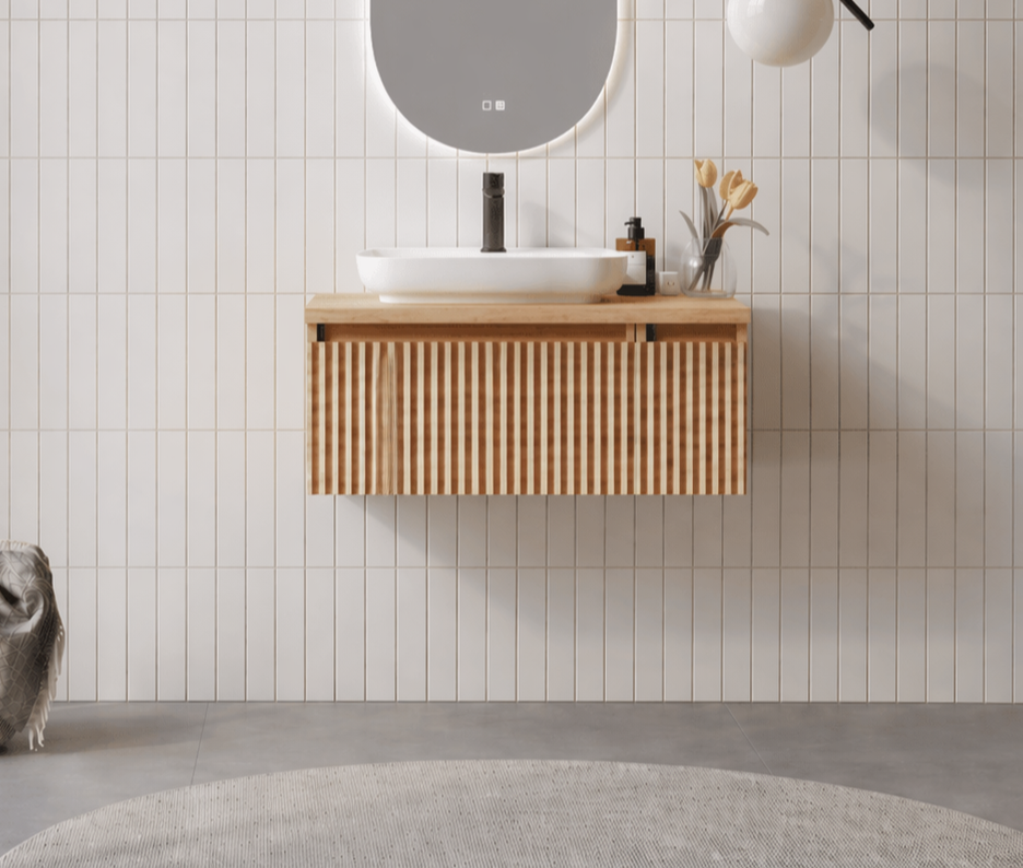 Orka Lentia 80 cm Meşe Banyo Dolabı Alt Modül Ve Lavabo, 5007084 - 2
