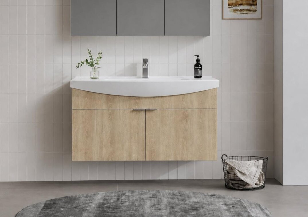 Orka Purus 100 cm, Budva, Banyo Dolabı Alt Modül Ve Lavabo, 5007991 - 1