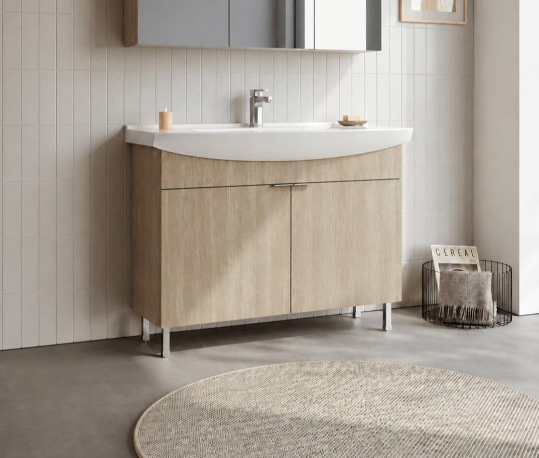 Orka Purus 100 cm, Budva, Banyo Dolabı Alt Modül Ve Lavabo, (Ayaklı), 5008451 - 3