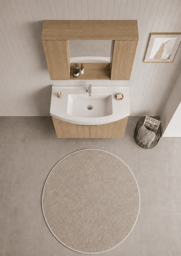 Orka Purus 100 cm ,Budva, Banyo Dolabı Takımı (Asma,Spotlu Ayna), 5007994 - 5