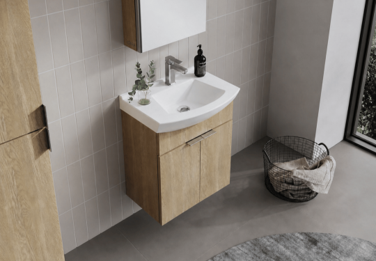 Orka Purus 55 cm, Budva, Banyo Dolabı Alt Modül Ve Lavabo, 5008291 - 6