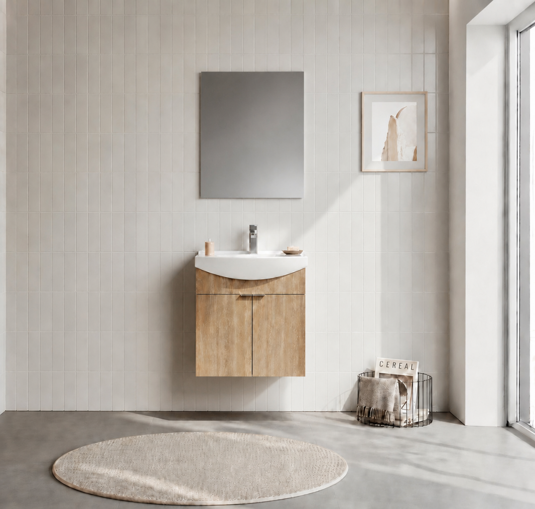 Orka Purus 55 cm ,Budva, Banyo Dolabı Takımı (Asma,Düz Ayna), 5008314 - 2