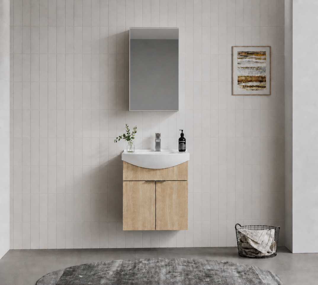 Orka Purus 55 cm ,Budva, Banyo Dolabı Takımı (Dolaplı Ayna), 5008333 - 2