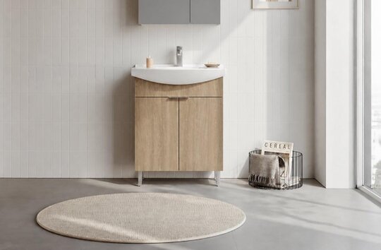 Orka Purus 65 cm, Budva, Banyo Dolabı Alt Modül Ve Lavabo, (Ayaklı), 5008447 - 2