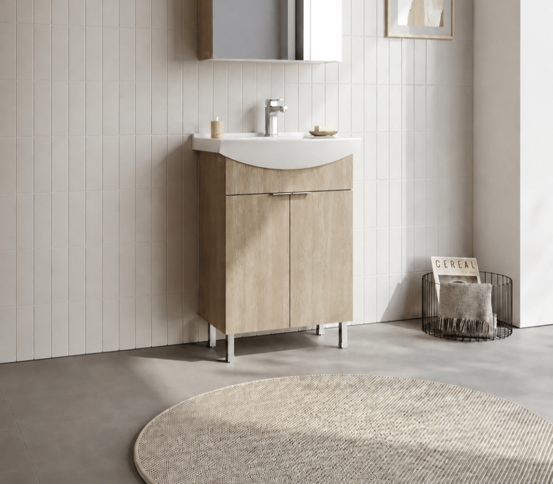 Orka Purus 65 cm, Budva, Banyo Dolabı Alt Modül Ve Lavabo, (Ayaklı), 5008447 - 3