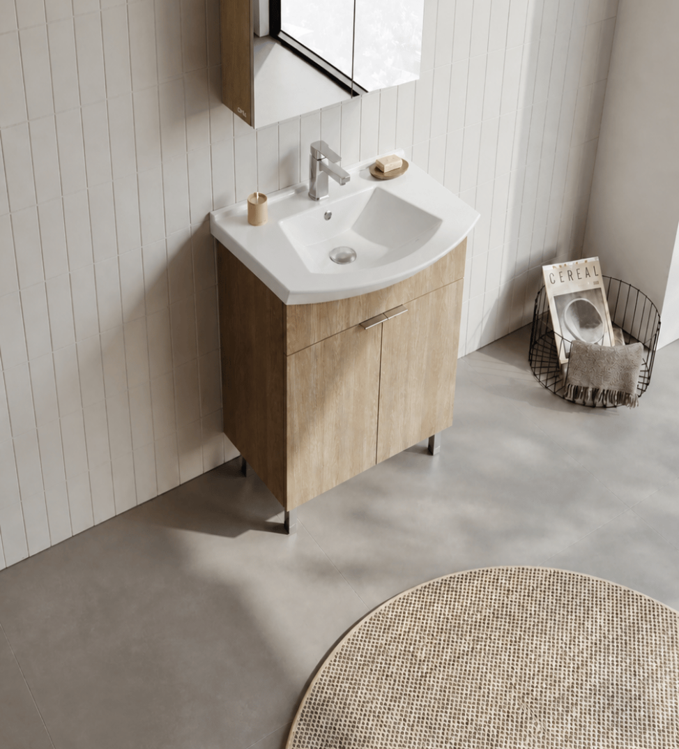 Orka Purus 65 cm, Budva, Banyo Dolabı Alt Modül Ve Lavabo, (Ayaklı), 5008447 - 4