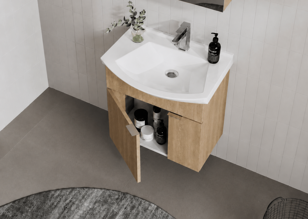 Orka Purus 65 cm ,Budva, Banyo Dolabı Takımı (Asma,Düz Ayna), 5008318 - 4