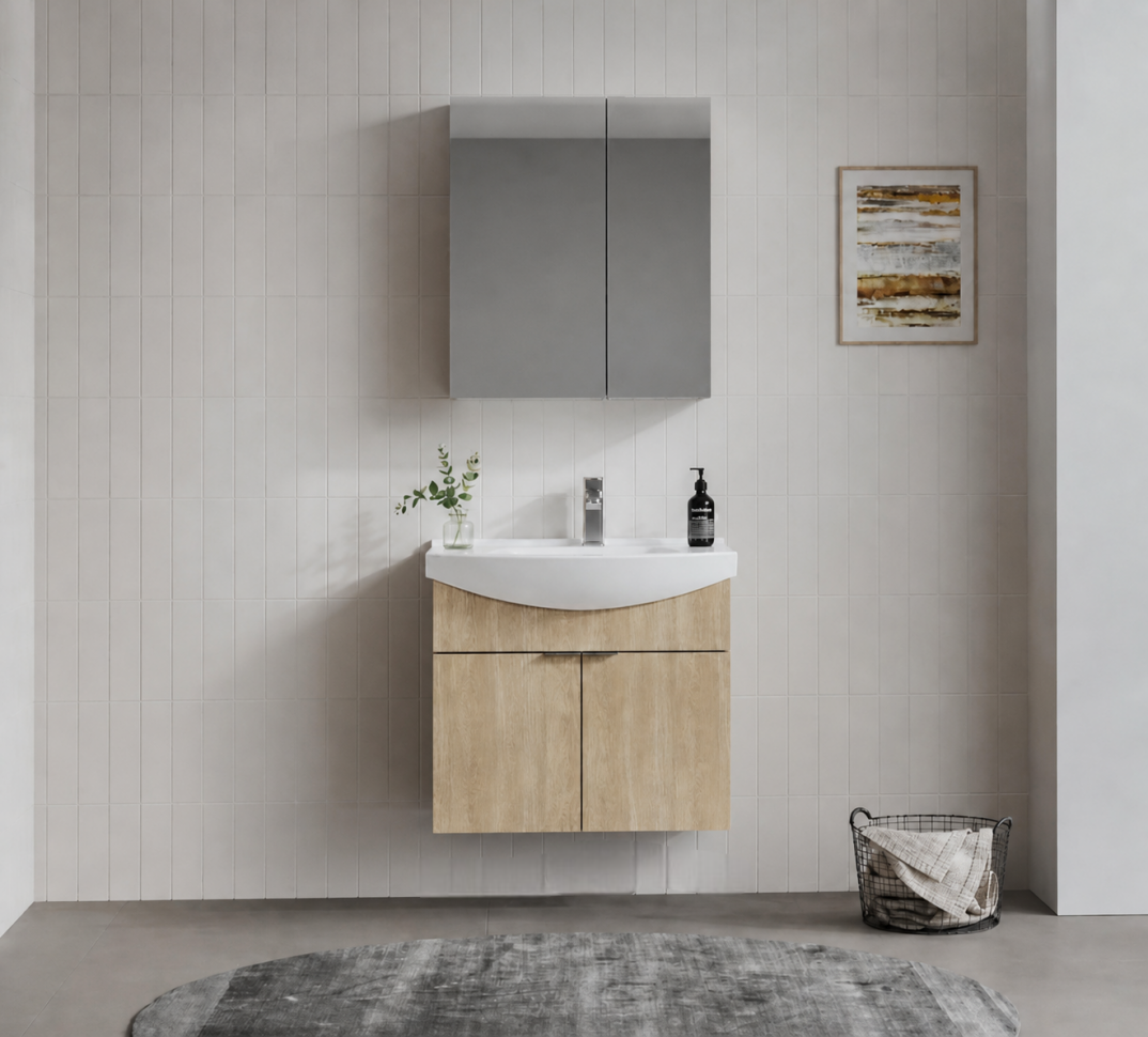 Orka Purus 65 cm ,Budva, Banyo Dolabı Takımı (Dolaplı Ayna), 5008337 - 1