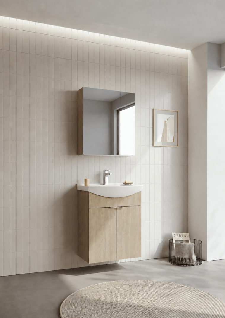 Orka Purus 65 cm ,Budva, Banyo Dolabı Takımı (Dolaplı Ayna), 5008337 - 3