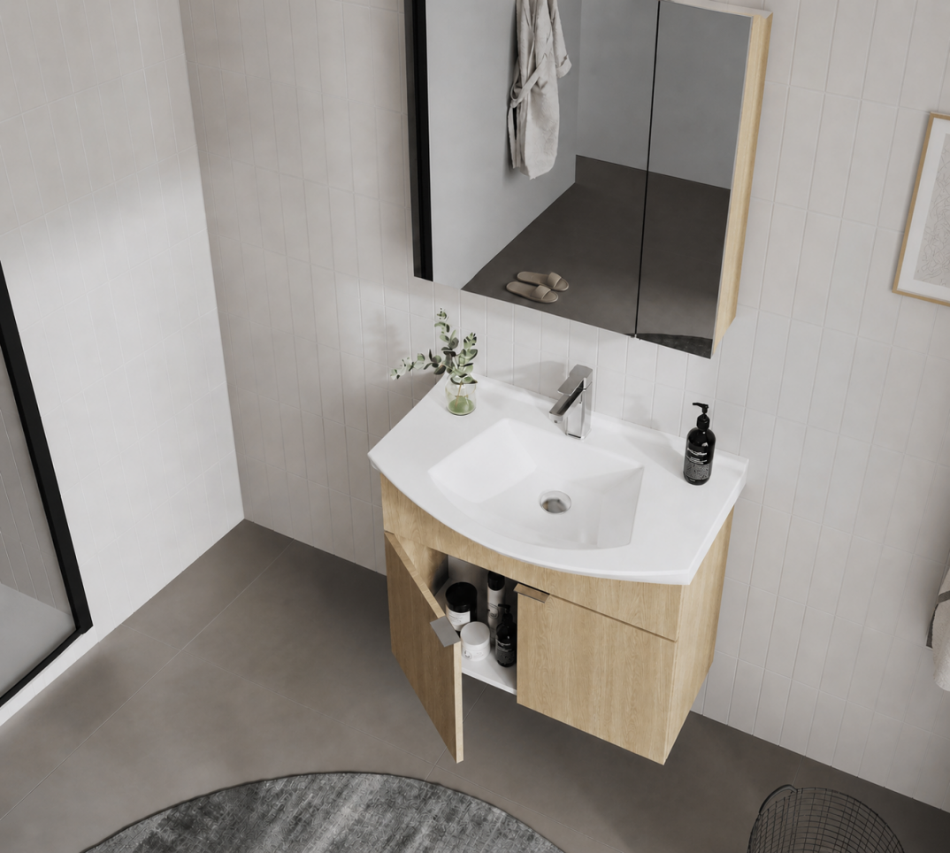 Orka Purus 65 cm ,Budva, Banyo Dolabı Takımı (Dolaplı Ayna), 5008337 - 5