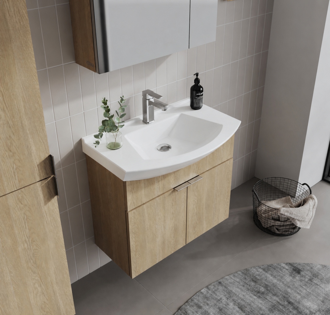 Orka Purus 65 cm ,Budva, Banyo Dolabı Takımı (Dolaplı Ayna), 5008337 - 6