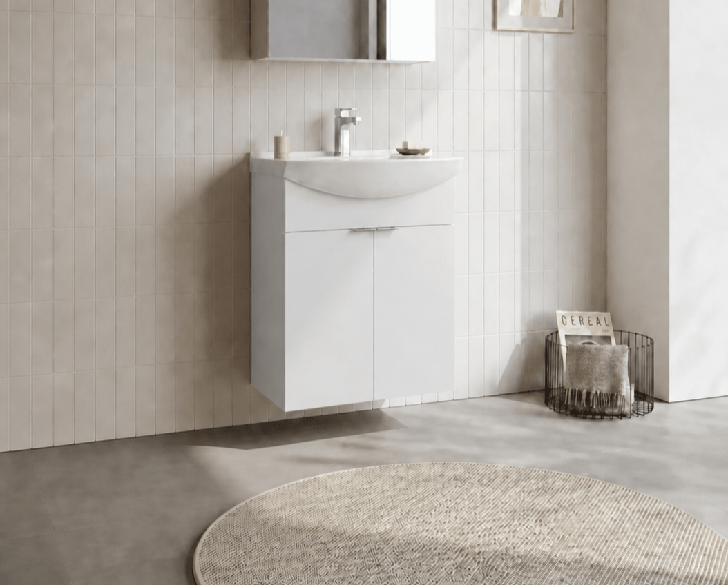 Orka Purus 65 cm, Parlak Beyaz, Banyo Dolabı Alt Modül Ve Lavabo, 5007969 - 3