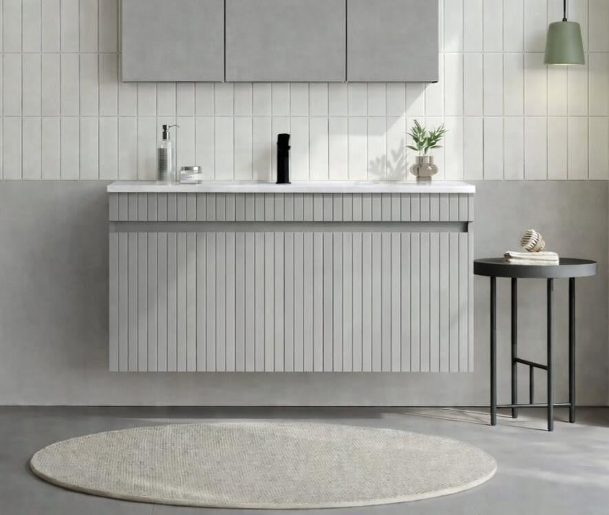 Orka Tivoli 100 cm Mat Kaşmir Banyo Dolabı Alt Modül ve Lavabo , 5008673 - 2