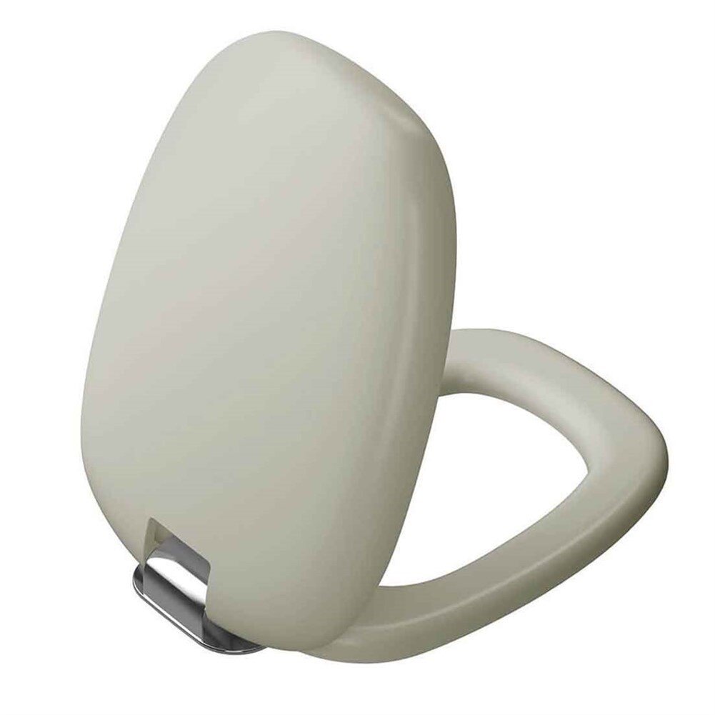 VitrA Plural Klozet Kapağı, Metal Menteşeli, Yavaş Kapanır, Kolay Sökülebilir, Mat Bej, 126-020-009 - 1