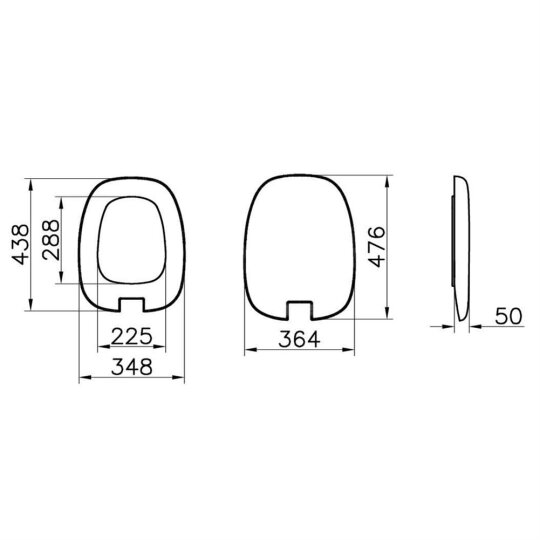 VitrA Plural Klozet Kapağı, Metal Menteşeli, Yavaş Kapanır, Kolay Sökülebilir, Mat Bej, 126-020-009 - 2