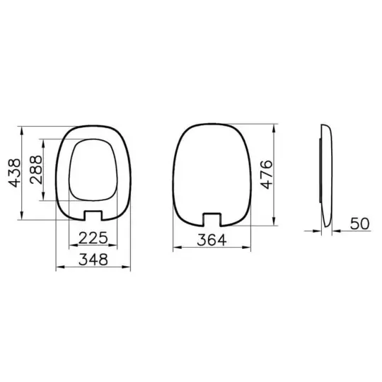 VitrA Plural Klozet Kapağı, Altın Renk Metal Menteşeli, Yavaş Kapanır, Kolay Sökülebilir, Mat Bej, 126-020-019 - 2