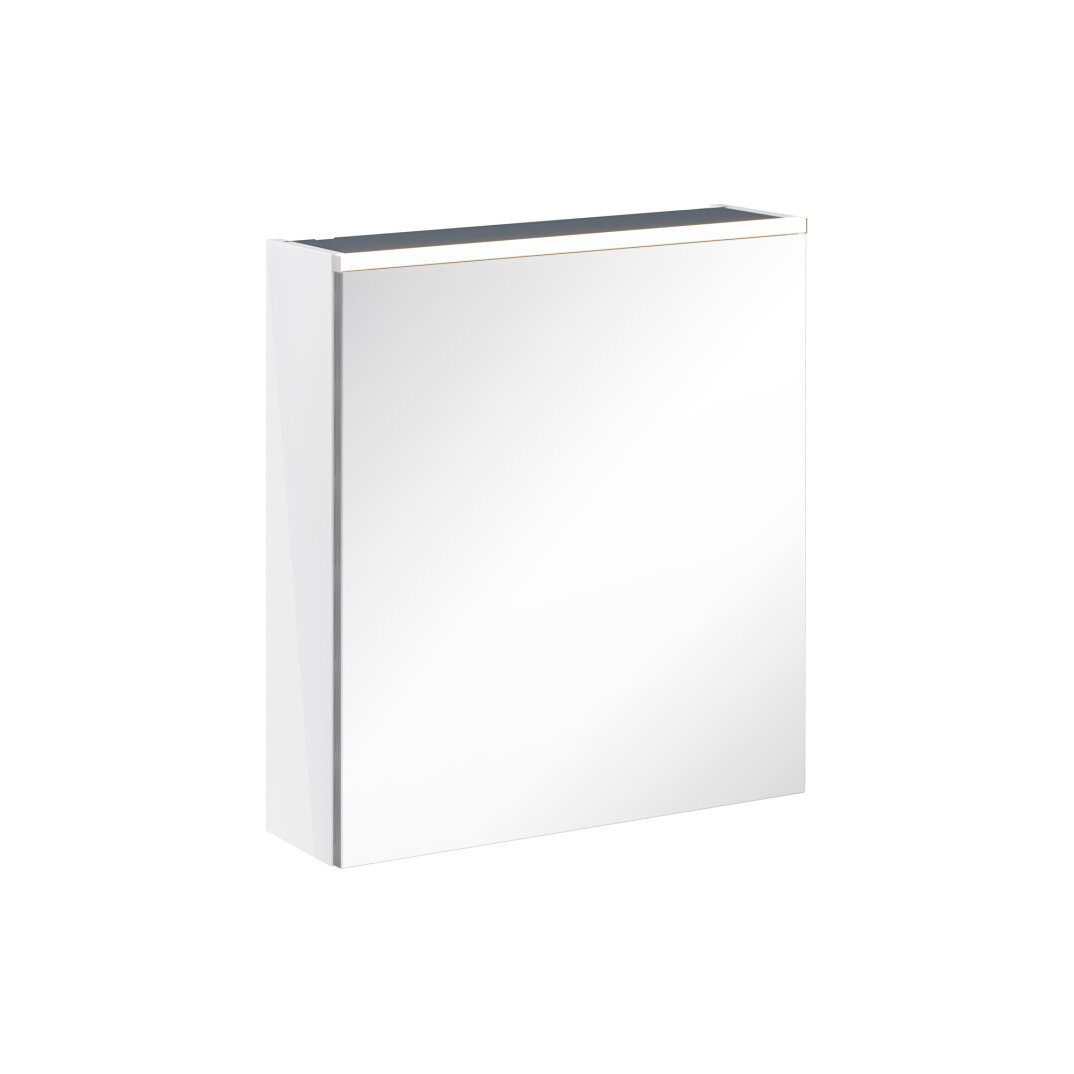 Vitra Core Dolaplı Ayna Üstten Aydınlatmalı (Sağ), 60 Cm, Parlak Beyaz 67579 - 3
