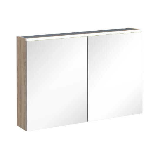 VitrA Core Dolaplı Üstten Aydınlatmalı Ayna, 100 cm, Doğal Meşe,67628 - 2