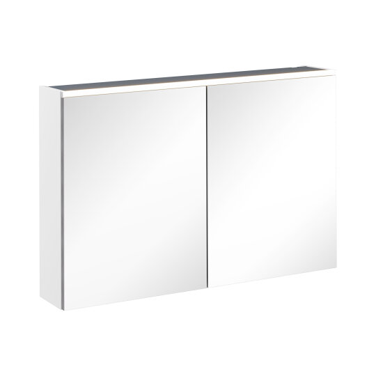 VitrA Core Dolaplı Üstten Aydınlatmalı Ayna, 100 cm, Mat Beyaz,67631 - 2