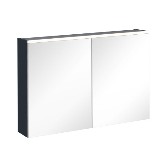 VitrA Core Dolaplı Üstten Aydınlatmalı Ayna, 100 cm, Mat Lacivert,67636 - 2