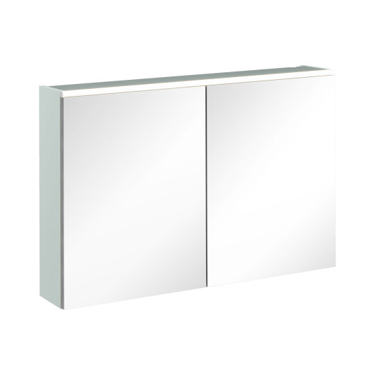 VitrA Core Dolaplı Üstten Aydınlatmalı Ayna, 100 cm, Mat Retro Yeşil,67637