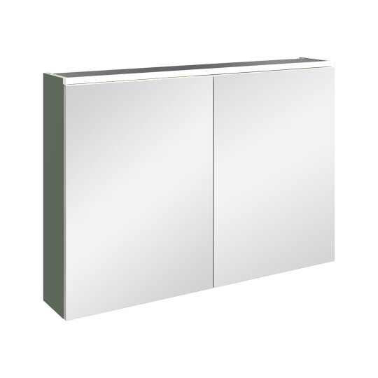 VitrA Core Dolaplı Üstten Aydınlatmalı Ayna, 100 cm, Mat Yeşil, 80517 - 4