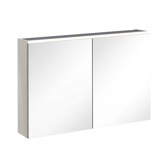 VitrA Core Dolaplı Üstten Aydınlatmalı Ayna, 100 cm, Parlak Sahra Beji,67624
