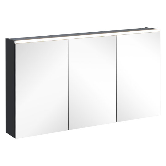 VitrA Core Dolaplı Üstten Aydınlatmalı Ayna, 120 cm, Mat Grafit,67656 - 2