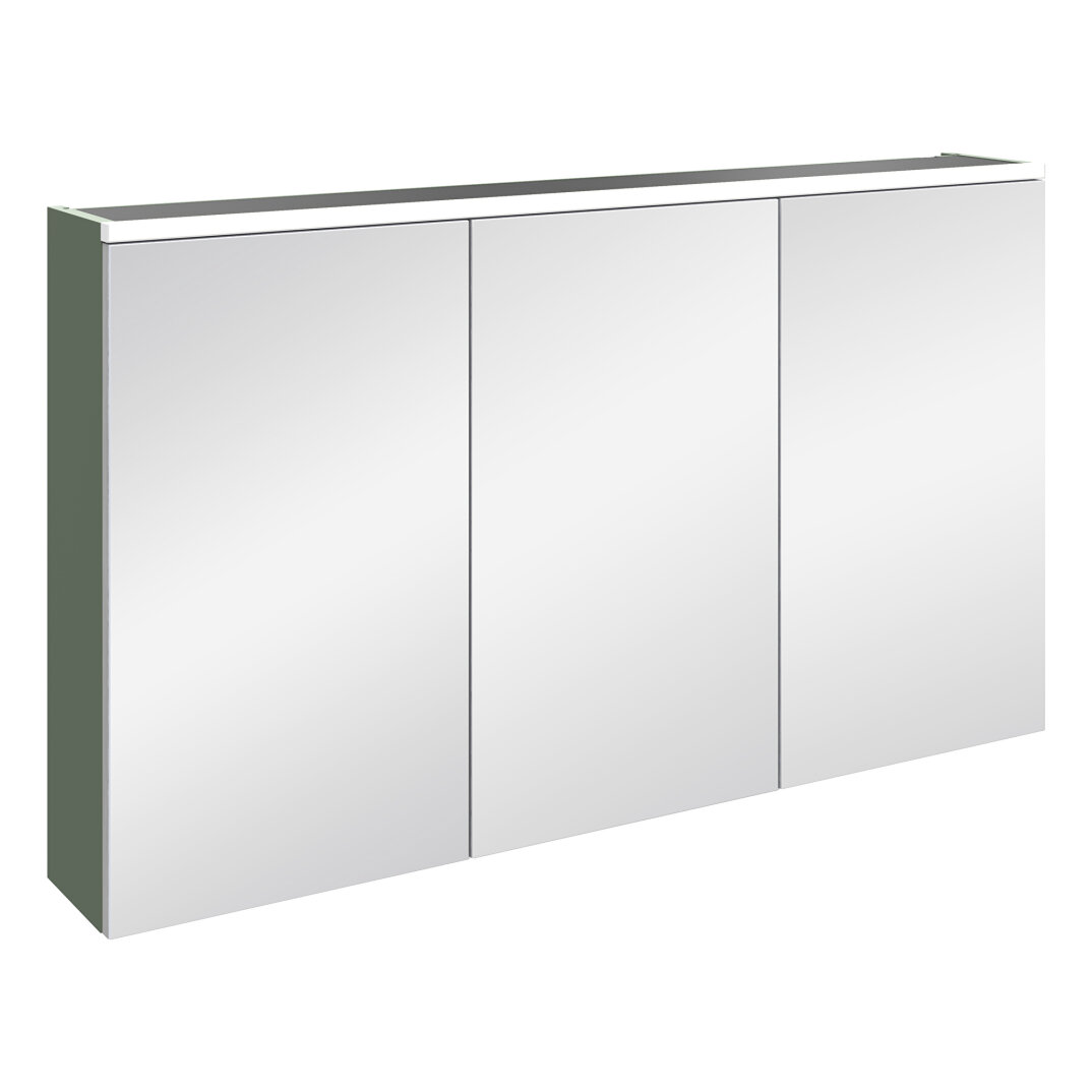 VitrA Core Dolaplı Üstten Aydınlatmalı Ayna, 120 cm, Mat Yeşil, 80520 - 2