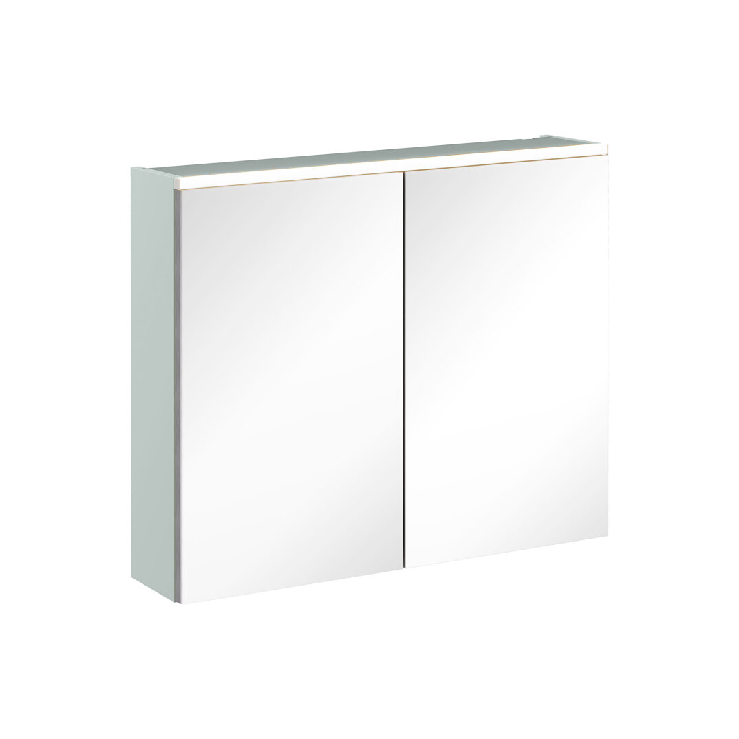 VitrA Core Dolaplı Üstten Aydınlatmalı Ayna, 80 cm, Mat Retro Yeşil,67616 - 2