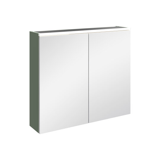 VitrA Core Dolaplı Üstten Aydınlatmalı Ayna, 80 cm, Mat Yeşil, 80514 - 3