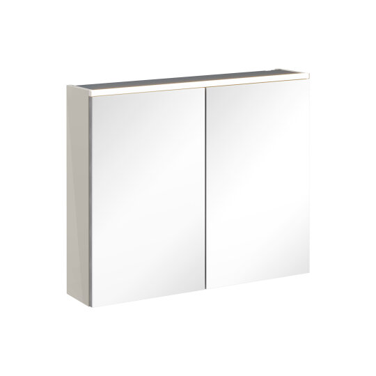 VitrA Core Dolaplı Üstten Aydınlatmalı Ayna, 80 cm, Parlak Sahra Beji,67603 - 2