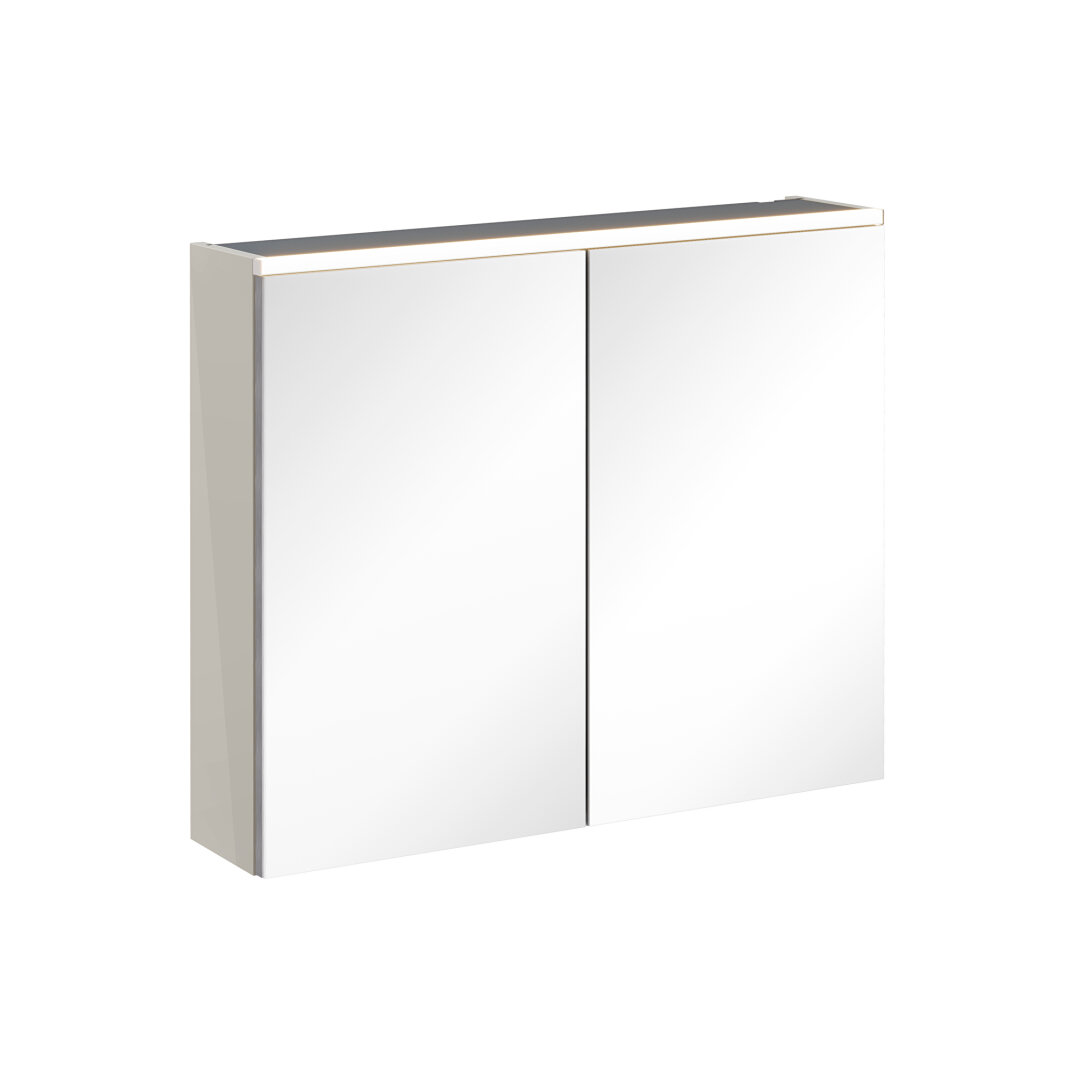 VitrA Core Dolaplı Üstten Aydınlatmalı Ayna, 80 cm, Parlak Sahra Beji,67603 - 2