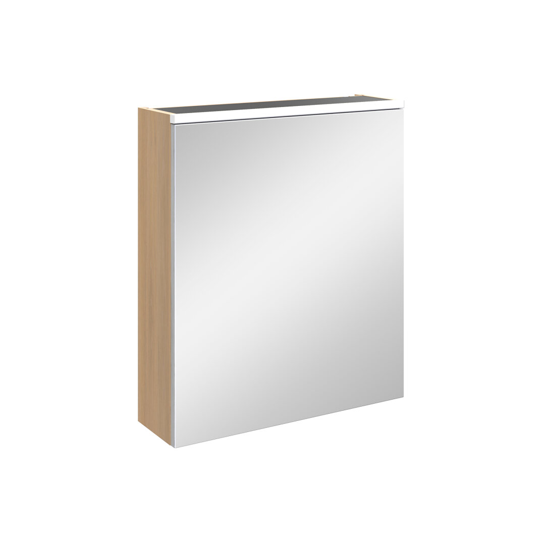 VitrA Core Dolaplı Üstten Aydınlatmalı Ayna (Sağ), 60 cm, Altın Meşe, 80509 - 2