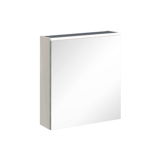 VitrA Core Dolaplı Üstten Aydınlatmalı Ayna (Sağ), 60 cm, Parlak Sahra Beji,67582