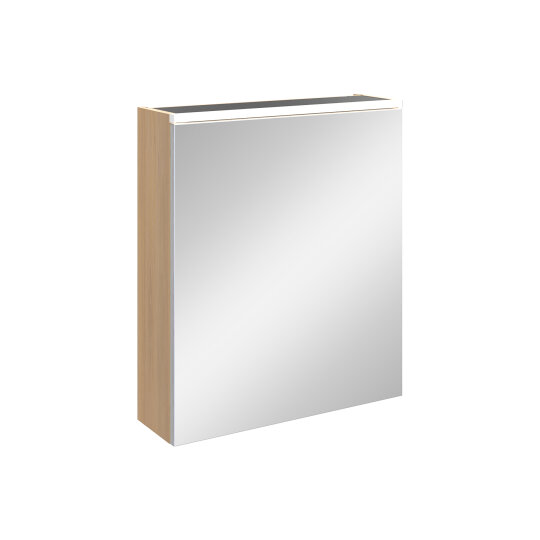 VitrA Core Dolaplı Üstten Aydınlatmalı Ayna (Sol), 60 cm, Altın Meşe, 80506 - 2