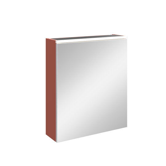 VitrA Core Dolaplı Üstten Aydınlatmalı Ayna (Sol), 60 cm, Mat Kırmızı, 80507 - 2