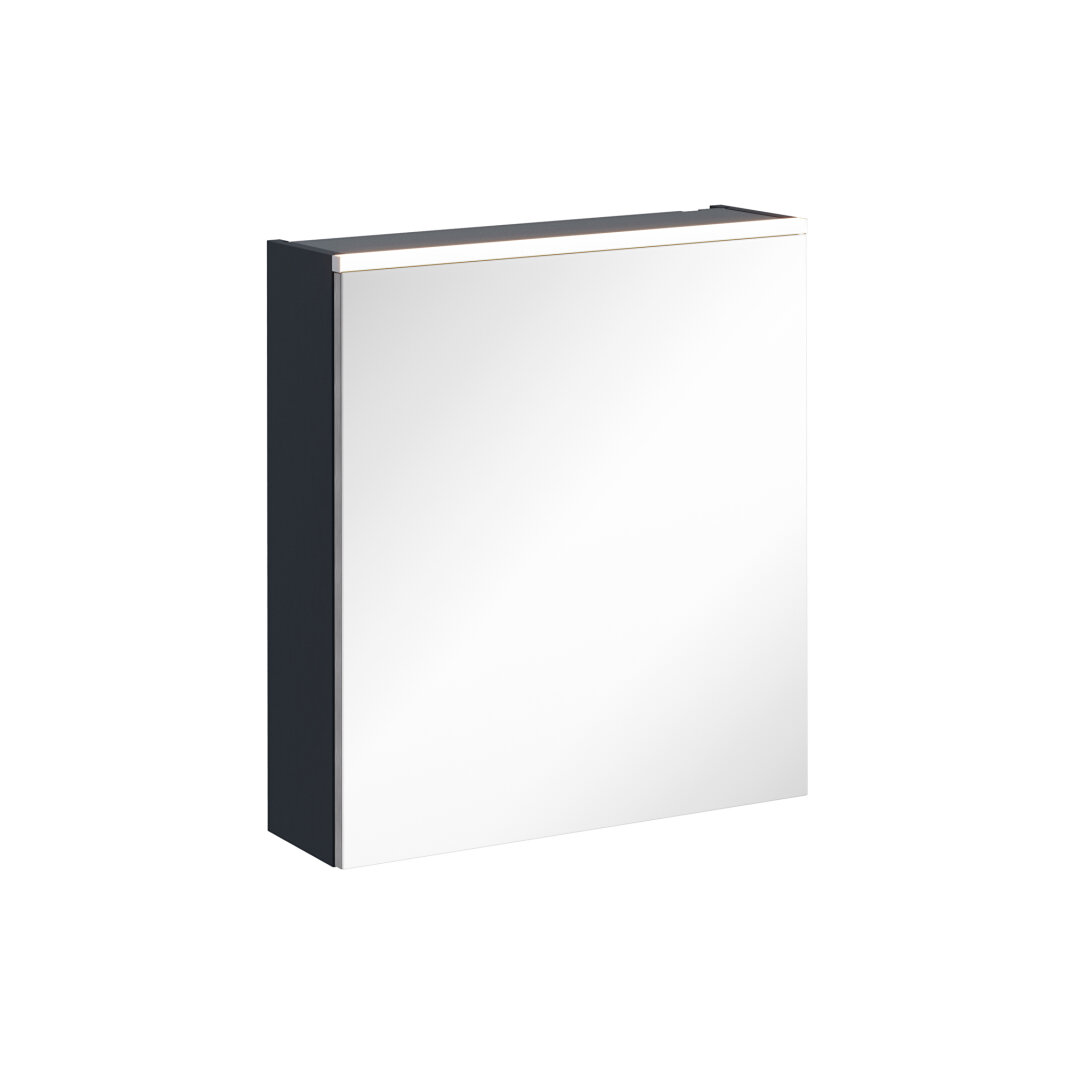 VitrA Core Dolaplı Üstten Aydınlatmalı Ayna (Sol), 60 cm, Mat Lacivert,67573 - 2