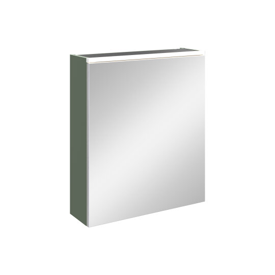 VitrA Core Dolaplı Üstten Aydınlatmalı Ayna (Sol), 60 cm, Mat Yeşil, 80508 - 2