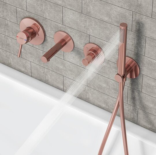 Vitra El Duş Takımı, Suit 1F, Soft Bakır, A4554329 - 2