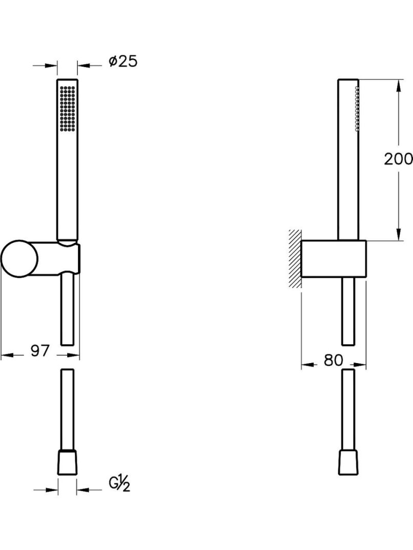 Vitra El Duş Takımı, Suit 1F, Soft Bakır, A4554329 - 5