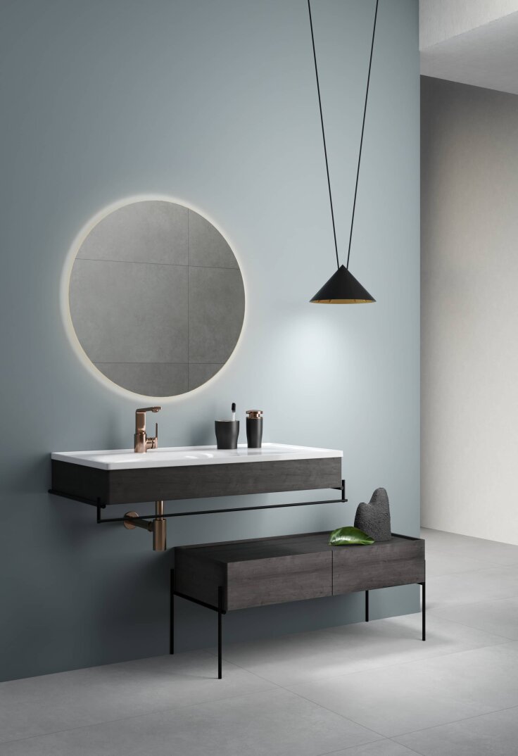 VitrA Equal Alt Modül, 100 cm, Hareli Siyah Meşe,64111 - 4